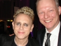 With Martin L. Gore